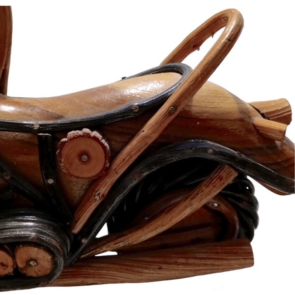 HARLEY DAVIDSON WOOD BIKE😎🏍👍🏻🇺🇸🎸 - Picture 6 of 8